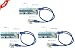 Produktbild longxi (3 Pack) lx-77 X PCI-E PCI 1 x zu 16 x PCIe USB 3.0 Express Riser Karte GPU Grafikkarte Crypto Währung Bergbau & # xff08; PCIe 6pin + Molex 4pol + SATA 15pol Netzteil & # xff09; 3 Arten von Schnittstelle Netzteil