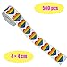 Produktbild Gay Pride Stickers ,500 Stück Rainbow Heart Sticker Love Gay Pride 7 Farben Streifen Herzform Rolle Klebeband für Gay Pride Feiern Herz.