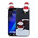 Produktbild Ultra Dünn Slim Anti-Rutsch Flexible Handyhülle 3D Merry Christmas Kreative Soft Licht Gel Gomma TPU Silikon Schutz Handy Hülle Case Tasche Etui Bumper für Samsung A3 2017