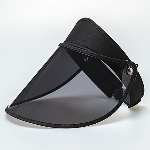 WENJUN Children's Visor Men And Women UV Sun Hat Summer Cover Sun Hat Cycling Daddy Boys Girls (Color : Black)