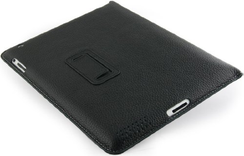 StilGut Executive Case Tasche aus feinstem Leder für das neue Apple iPad (3. und 4. Generation) in Schwarz - 4