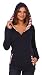 Happy Mama. Women's Maternity Nursing Hoodie Sweatshirt Contrast Details. 124p (Navy, UK 12/14, XL)