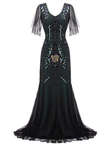 FAIRY COUPLE Robe de Vintage/ Robe de Bal Cérémonie pour Femme 025vert M