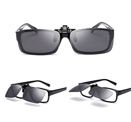UK1stChoice-Zone Polarisierte Unisex Sonnenbrillen Klipp auf Sonnenbrille Gläsern Brille Sun-ClipON0002 - 6