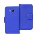 Produktbild HTC One Mini 2, M8 Mini Bookstyle Hülle, Conie Mobile PU Leder Schutzhülle Handytasche Bookcase Tasche Premium Klapphülle in Blau