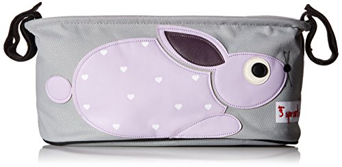 3 sprouts Kinderwagen-Tasche Hase Kaninchen Rabbit, mehrfarbig