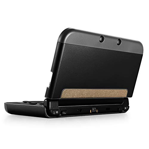 TNP Accessories New 3DS Étui (Noir) - Coque rigide + Protection intégrale en aluminium à clipser en plastique Housse Etui peau pour Nintendo 3DS 2015