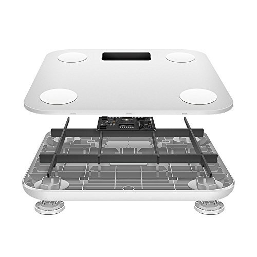 Smart Körperwaage Gewichtswaage, YUNMAI MINI Bluetooth Personenwaage,messen Gewicht, Körperfett, BMI, BMR, Wasser, Muskel und Knochen etc. - 5