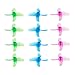 Produktbild Bescita 12Pcs Propeller Requisiten Zubehör für Eachine E010 JJRC H36 Klinge Inductrix/kleine Whoop Drohne Teil