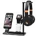 Produktbild Four Drahtloses Ladegerät, Kompatible 6 in 1 Apple Watch Charging Dock Station Kopfhörerhalter für iPhone XS Max XS XS XR X 7 7plus 6s 6plus iPad Apple,Black