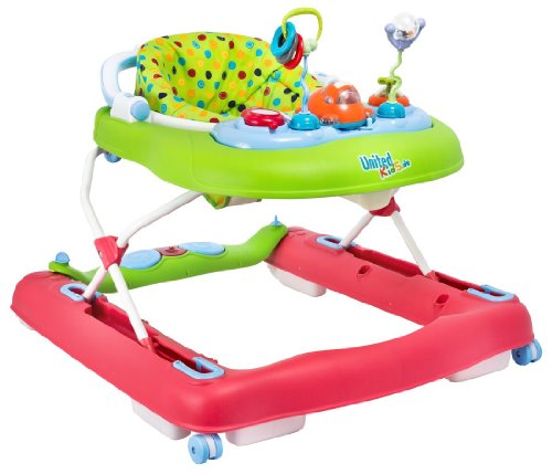 United Kids 902009 Baby Walker mit Gehlernfunktion - Musik, mehrfarbig