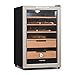 Produktbild Klarstein EL Presidente 65 • Humidor • 65 Liter: 1.000-6.500 Zigarren • 70 Watt • Buchenholz • 12-23°C Innentemperatur • Luftfeuchtigkeit auf 70% • Energieeffizienzklasse: C • LED • Touch • schwarz