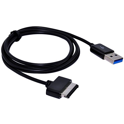 USB-Kabel - SODIAL(R) 2M/6.6ft USB 3.0 Data Sync-Ladekabel fuer Asus Eee Pad Transformer Prime TF201 / TF101 / SL101 Slider, Schwarz