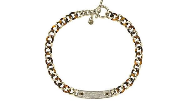 michael kors curb chain necklace