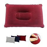 Fácil de usar: simplemente soplar el aire en la almohada para inflar.