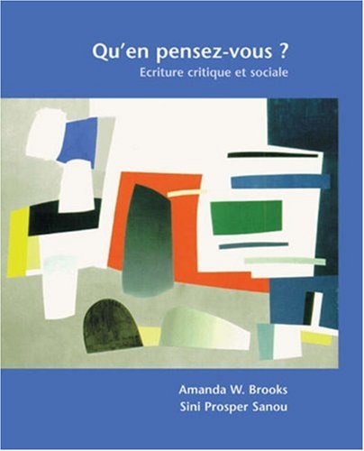 Download Qu'En Pensez-Vous: Ecriture Critique Et Sociale Download Qu'En Pensez-Vous: Ecriture Critique Et Sociale