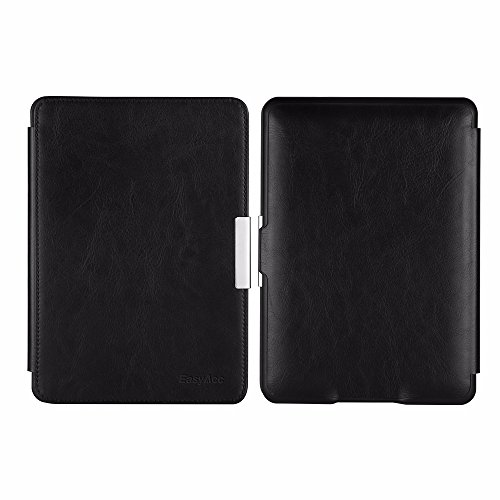 Kindle Paperwhite Hülle, EasyAcc Smartshell Case Kompatibel für Alle Kindle Paperwhite Die dünnste und Leichteste Schutzhülle (für Alle Vorgängermodelle von 2012, 2013, 2014 und Den Neuen Kindle Paperwhite 2015 Mit Sleep / Wake up Funktion – Schwarz - 6