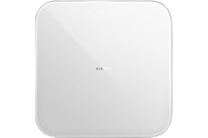 Xiaomi Mi Smart Scale S200 – Contrôle précis du poids, 4 mesures corporelles, mode bébé et objet, test d'équilibre, connexion par application, blanc clair de lune