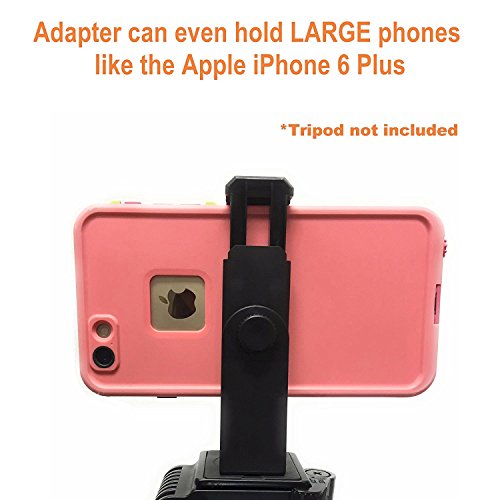 Bingolar Smartphone Halterung Adapter,Universeller Handy Tripod Adapter/ Vertikaler Klammerhalter Adapter fÃ¼r Handy Fits iPhone und andere Android-Smartphones ohne Dreibeinstativ (Mount Adapter)