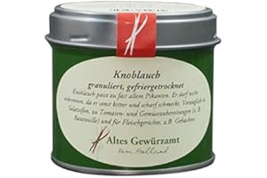Altes Gewürzamt Knoblauch granuliert 40 Gramm - Ingo Holland