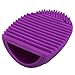 2 Pieces Makeup Brush Cleaner | Silicon Brushegg for Cosmetic Brushes | Make-up Bristles Scrubber Washing | Professional Cleaning Pad