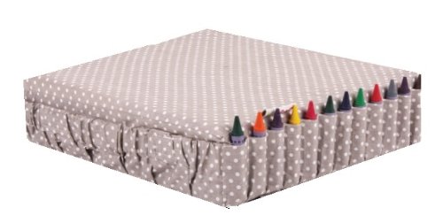 Miene Booster Seat with Spots (Grey/ White)