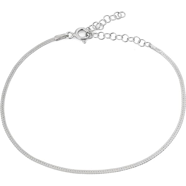 Byzantine Bracelet in Sterling Silver, 9mm – Miabella