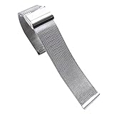 Dasongff Uhrenarmbänder Milanese 22mm Maschen Edelstahl Uhrenarmband Metallarmband Schwarz Gold Silber Uhrenband Watch Strap Band (Silber)