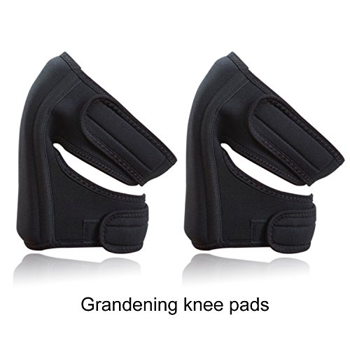 Dreamerd Knieschoner Knieschützer Knieschutz für Garten, Neopren-Weiche Ultra Komfort-Knieschützer Knie Caps Knieschützer Knieschoner-Gel für Heimgärtner Wasserfeste Konstruktion
