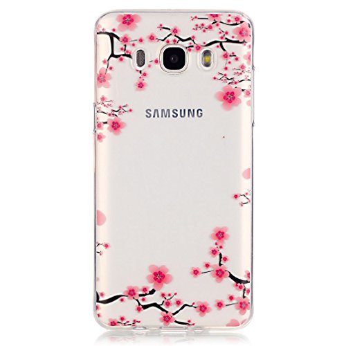XiaoXiMi Funda de Silicona para Samsung Galaxy J7 2016 SM-J710 Carcasa Transparente Soft Silicone Cover Clear Case Funda Protectora Carcasa Blanda Caso Suave Flexible Caja Delgado Ligero Casco Anti Rasgu os Anti Choque con el Patr n Lindo - Flor del Ciruelo XiaoXiMi Funda de Silicona para Samsung Galaxy J7 2016 SM-J710 Carcasa Transparente Soft Silicone Cover Clear Case Funda Protectora Carcasa Blanda Caso Suave Flexible Caja Delgado Ligero Casco Anti Rasgu os Anti Choque con el Patr n Lindo - Flor del Ciruelo