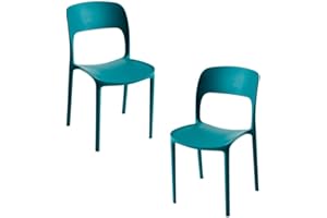 Regalos Miguel - Packs Sillas Jardín - Pack 2 Sillas Inis - Verde Azulado