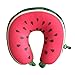 Produktbild Kakiyi U-förmig Ansatz Kissen Wassermelone Kiwi orange Karikatur-Frucht-Kissen Massage Hals-Auto-Spielraum-Kissen