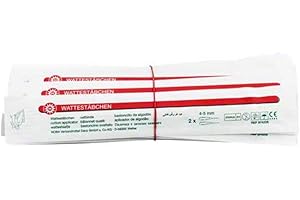DR. JUNGHANS MEDICAL Wattestäbchen Holz 15 cm kleiner Kopf steril, 50X2 St