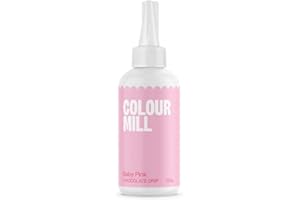 Colour Mill Choco Drip Baby Pink: Glaseado de Chocolate para Postres y Tartas - 125 g