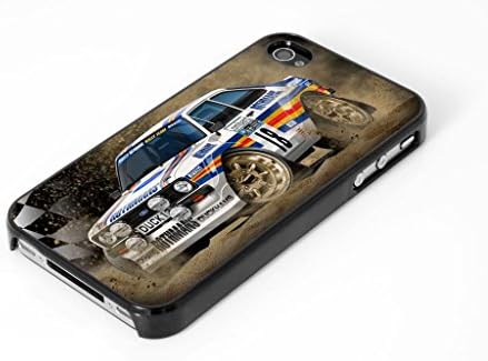 WickedArtz Cartoon Car Ford Escort MK2 Rally Car 'Mud Splash' iPhone 5/5s Case/Cover