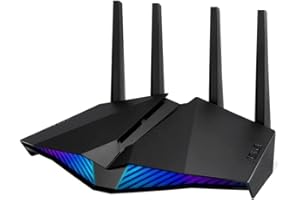 ASUS RT-AX82U V2 (AX5400) Dual Band WiFi 6 Extendable Gaming Router with Mobile Tethering (Replacement of 4G 5G routers) Gaming Port, Mobile Game Mode RGB Network Security Instant Guard VPN AiMesh