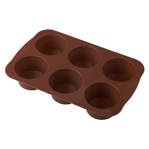 baekka Muffin-Backform Muffin braun 6er Form, Silikon-Backform - 2