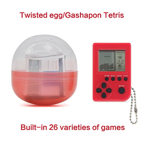 Preisvergleich Produktbild Hohe Qualität Tetris Spielkonsole kapsel spielzeug twisted egg gashapon spielzeug Gacha weihnachtsgeschenke Spielzeug Konsole Eingebaut 26 spielarten