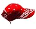 Produktbild Rotes Paisley Muster auf Bandana Cap mit Schirm