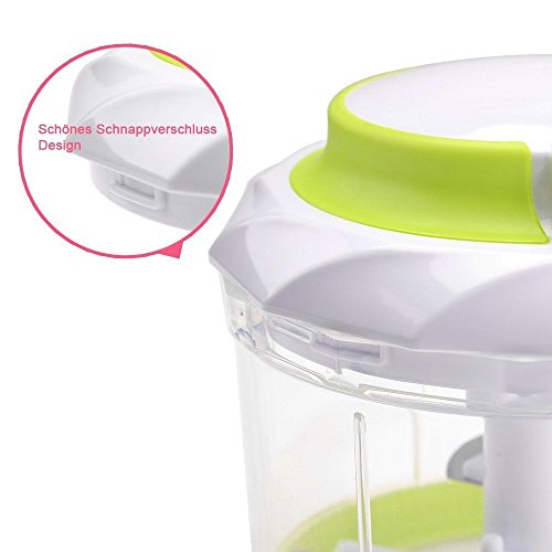 Uten QuickPull Finecut / Obst und Gemüse Zerkleinerer Zwiebelschneider / Manuell Hacken / Schneiden / Mischen / Frischhalten - 9