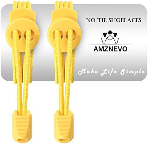 Amznevo Casual Elastic No Tie Lock Shoelaces for Kids And Adults, Specially Designed Boots Sneakers Laces, Cool Gift to Basketball Jogger Hiking Sport Fan