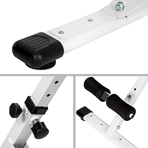 TecTake Rückentrainer Hyperextension Bauchtrainer klappbar höhenverstellbar inkl. gepolsterter Beinfixierung - 7