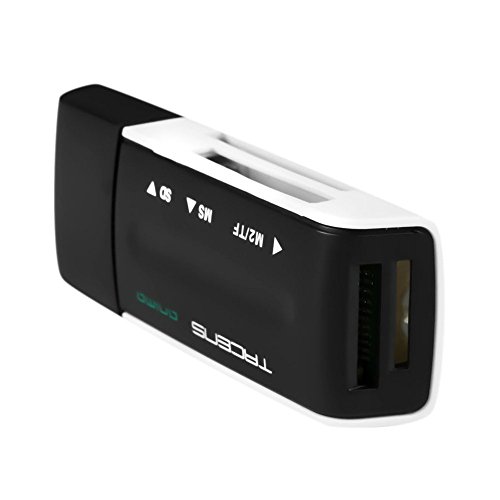 Tacens Anima ACRM1 - Lector de tarjetas m  ltiple  46 en 1  USB 2 0  4 ranuras  r  pido y ligero  color negro