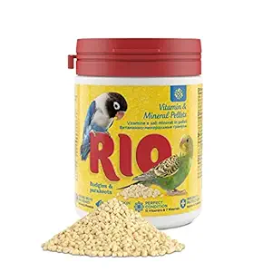 Rio ? Vitamins & Mineral Pellet for Budgies & Parakeets 120g