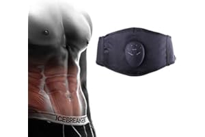 ARTOCT EMS Abdominal Training Belt 6 Modes Toning Waist Trainer Electric Waist Slimming Belt Abdominal Muscle Trainer Body Slimming Massage Training Pads Home/Office Men Women Fitness Equipment
