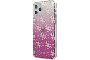 CG MOBILE Carcasa para iPhone 12 Pro MAX, diseño de Logotipo de Guess DORÉ
