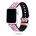 Produktbild Xihuan Apple Watch Armband 38mm Leder Replacement Wrist Strap Band Uhrenarmband Schlaufe Smart Watch Armbänder mit Metallschließe für Apple Watch 38mm Series 3/2 / 1 (Rosa)
