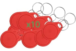 SISTEMAS ATIS PRO 10 porte-clés RFID Systèmes atis Pros pour portiers automatiques (clés RFID)