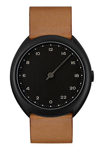 slow O 11 - Brown Vintage Leather, Black Case, Black Dial Analog Leder Braun slow O 11 slow O 11 - Brown Vintage Leather, Black Case, Black Dial Analog Leder Braun slow O 11
