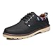 Produktbild spritech (TM) Herren Fashion British Komfort rutschfeste Schuhe Schuh flach Martin Stiefel, schwarz, US:7